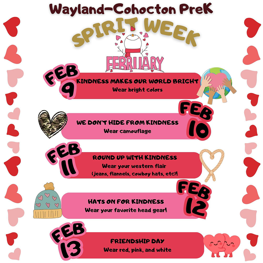 February Spirit Week