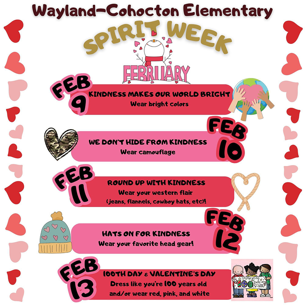 February Spirit Week