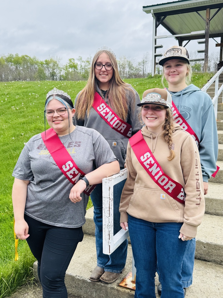 Back row: Jaylin Rawleigh and Mattie Deusenbery; front row: Zoey Snyder, Hailey Martin