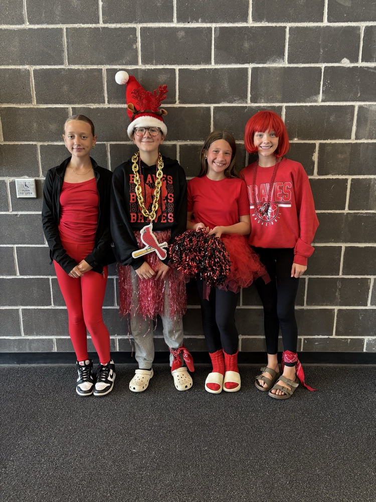 The Winners of Red Ribbon Week: Elsie Talbert, Lana Talbert, Sophia Bruinsma, and Breanna Harrison