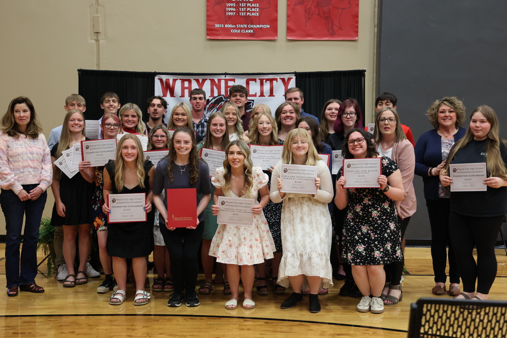 Recipients of the Wayne City Scholarship Foundation Scholarships