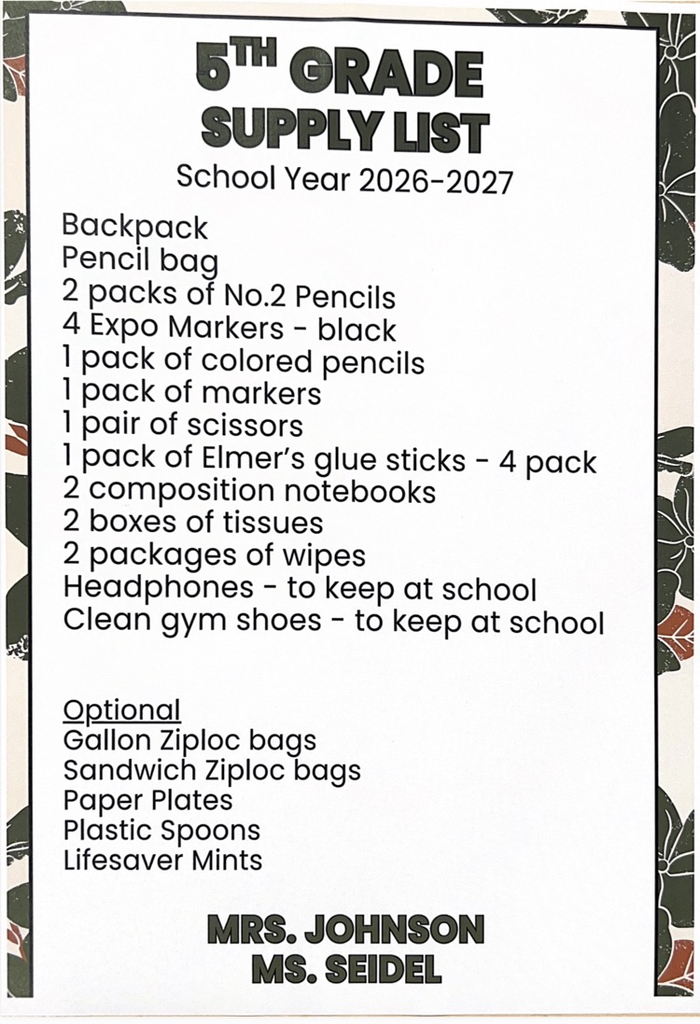 Fifth Grade