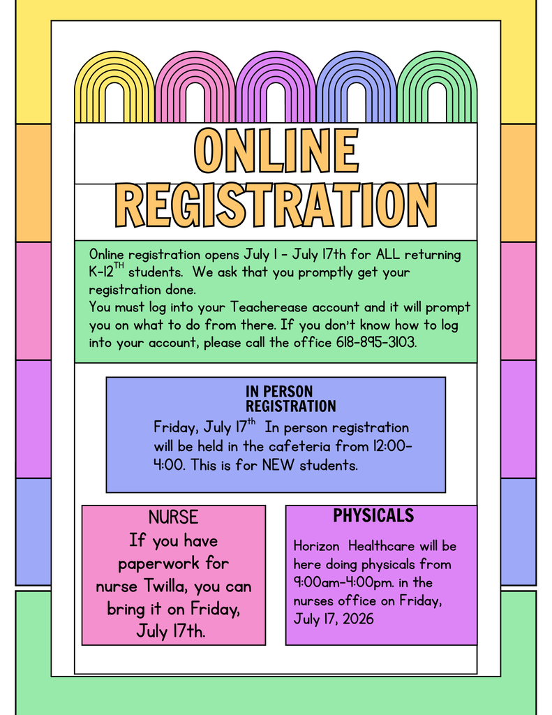 Online Registration Details