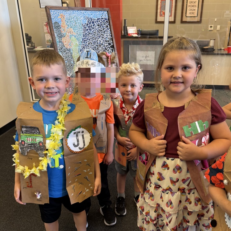 kindergarten ABC fashion show
