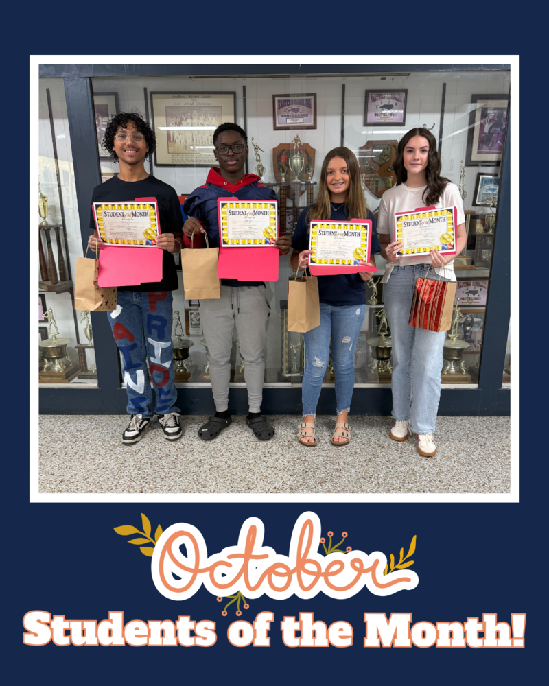 October Students of the Month