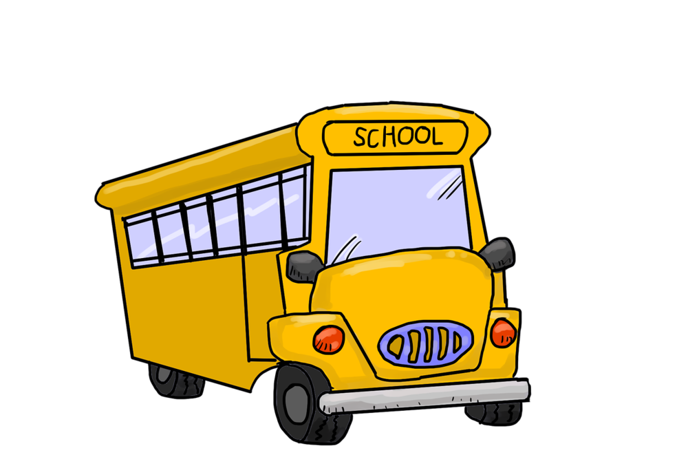 animated school bus