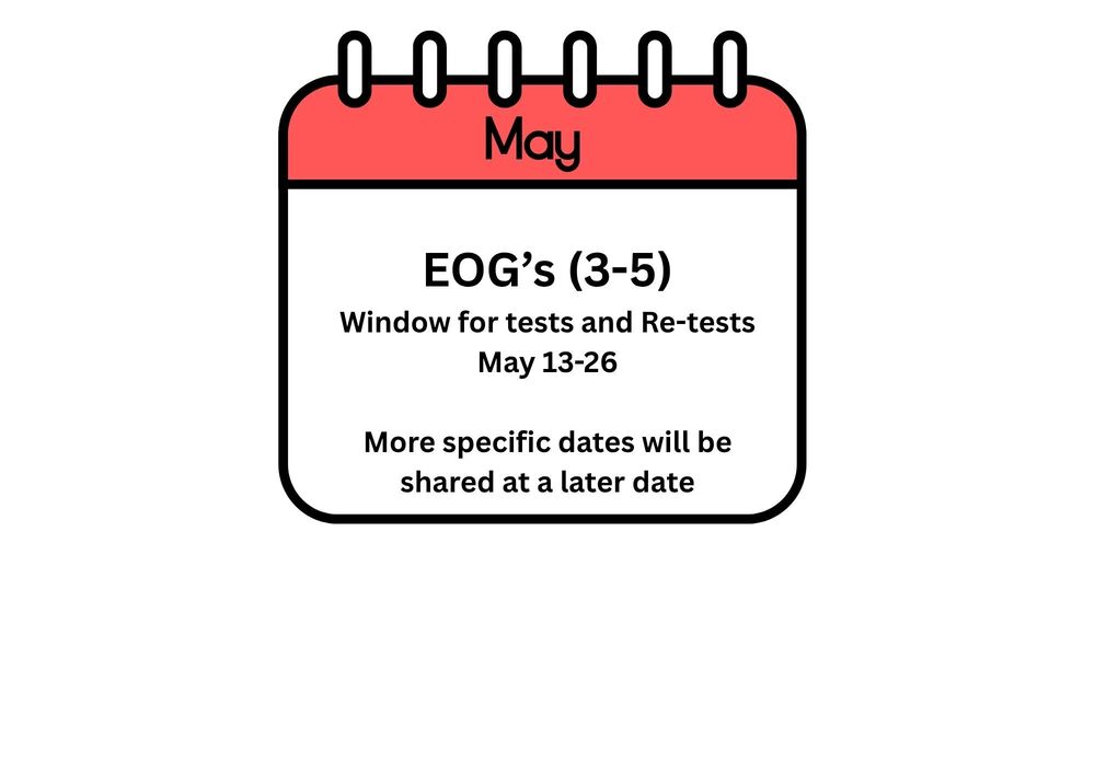 EOG testing dates