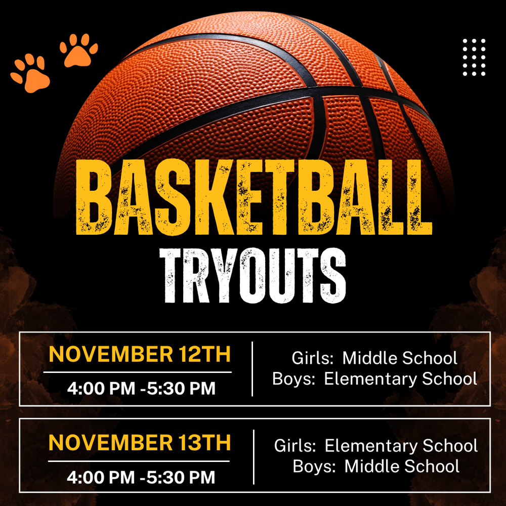 Basketball Tryouts for Middle School Basketball