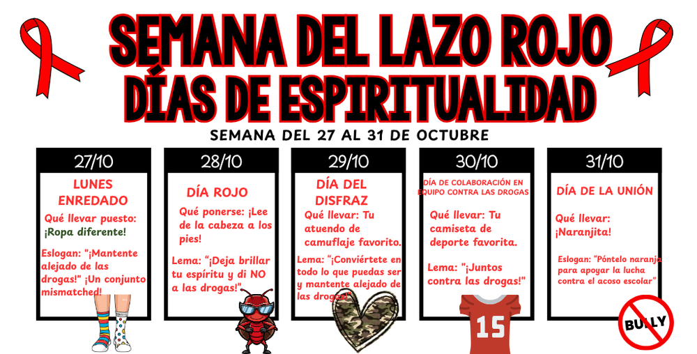 Red Ribbon Week Spanish