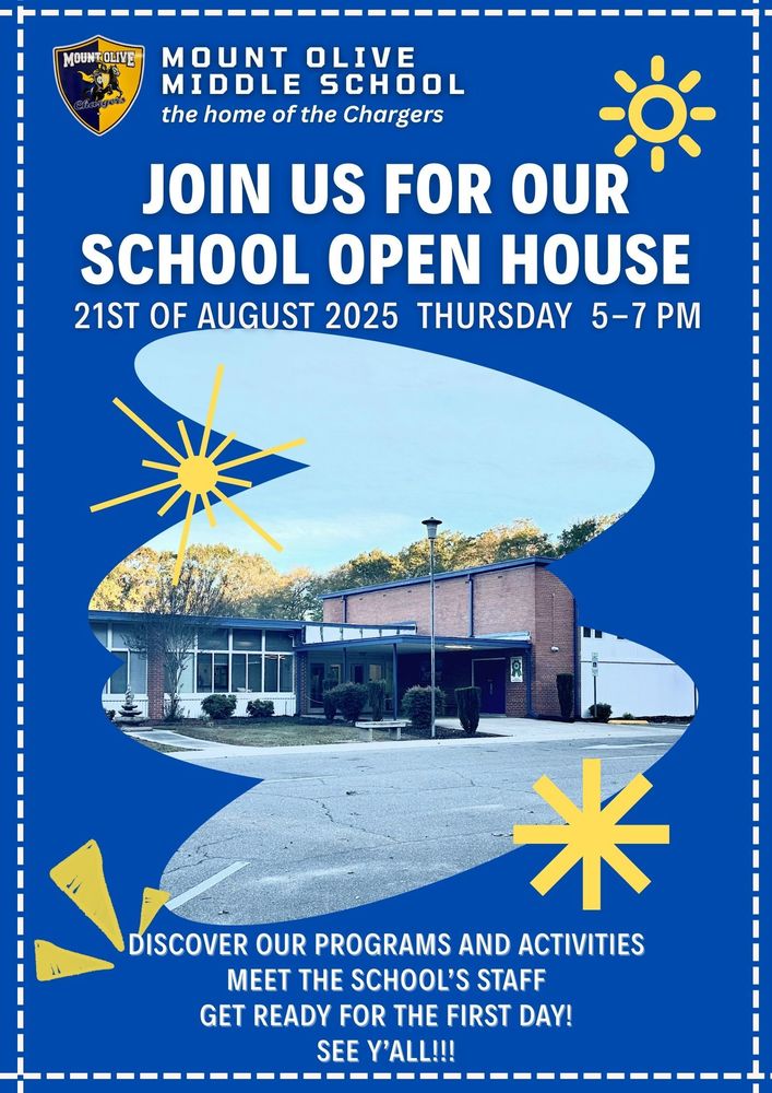 Open House for SY 2025-2026