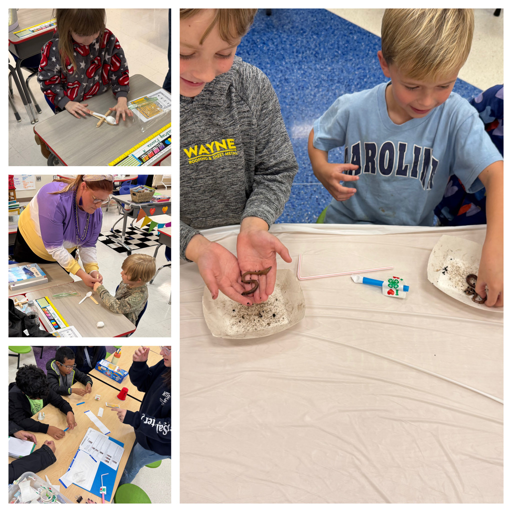 boys with worms, students with catapults and making a rocket with a straw