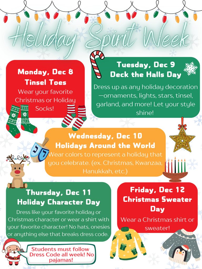 holiday spirit week