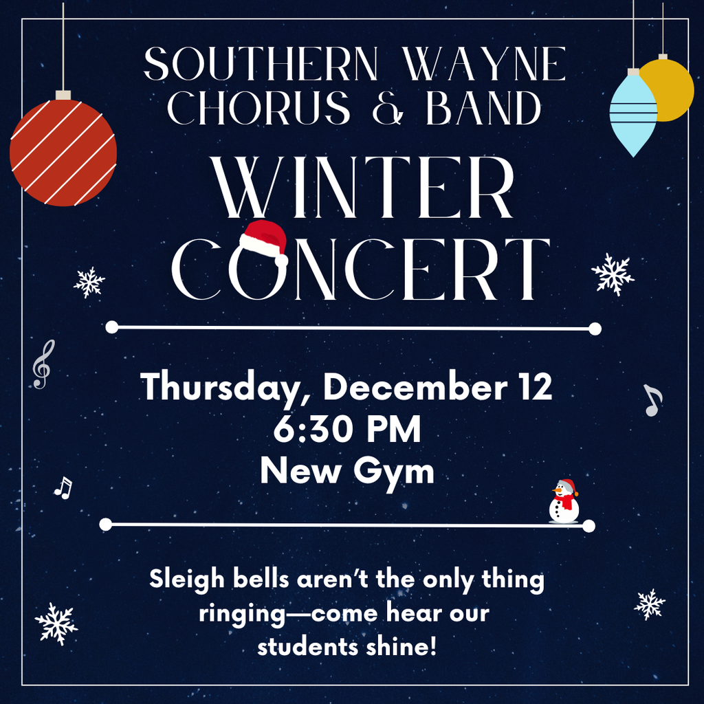 Winter band and chorus concert