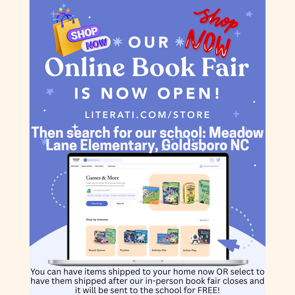 book fair online now open; link to shop