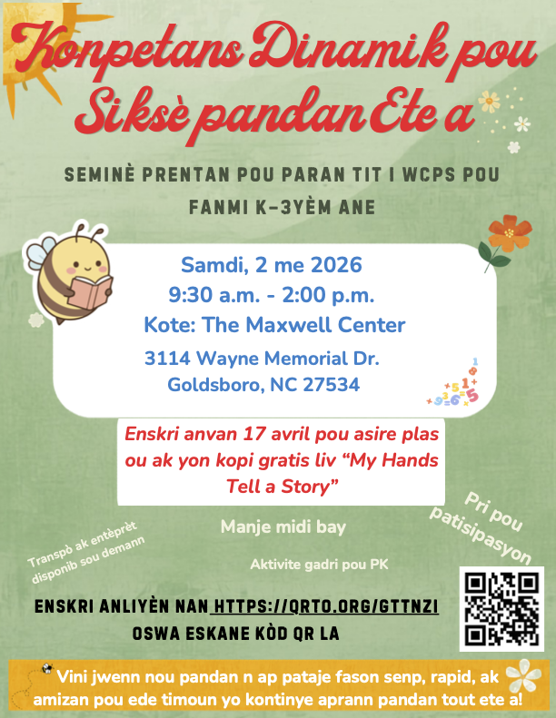 sizzling parent summer seminar in Haitian/creole 