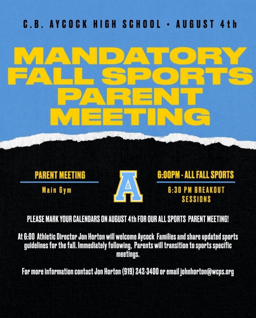 Player/Parent meeting info