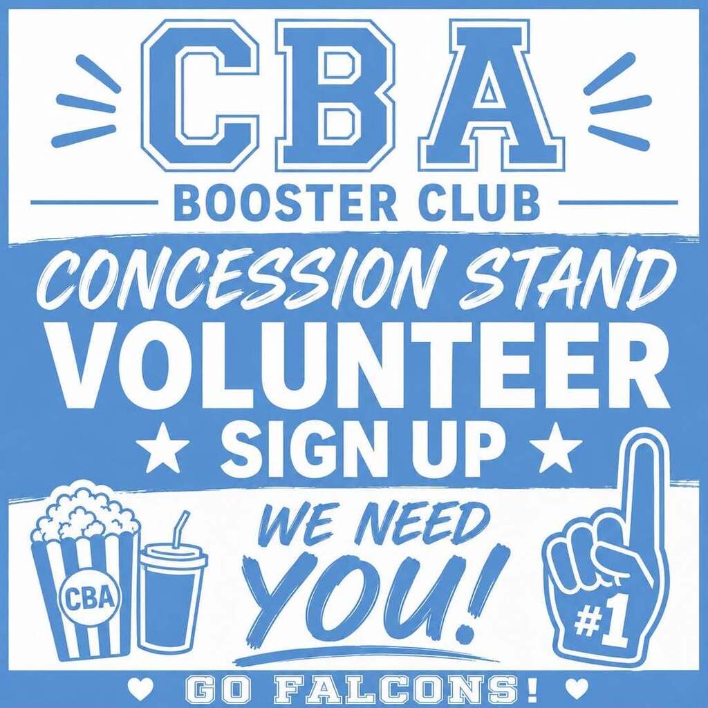 concession stand poster
