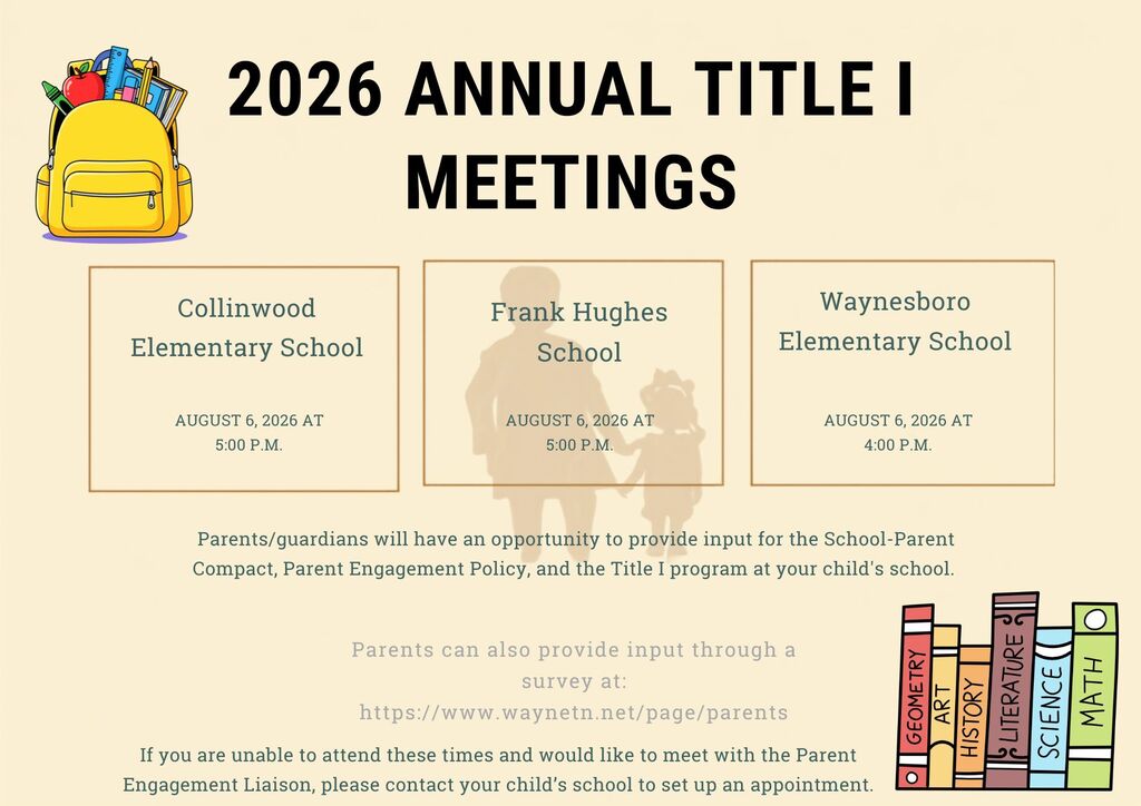 Annual Title I Meeting Notice