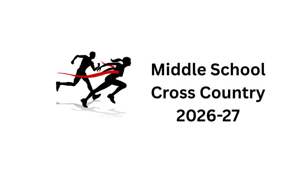 Middle School Cross Country 2026-27