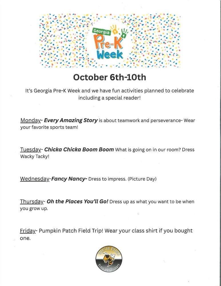 Pre-K Week