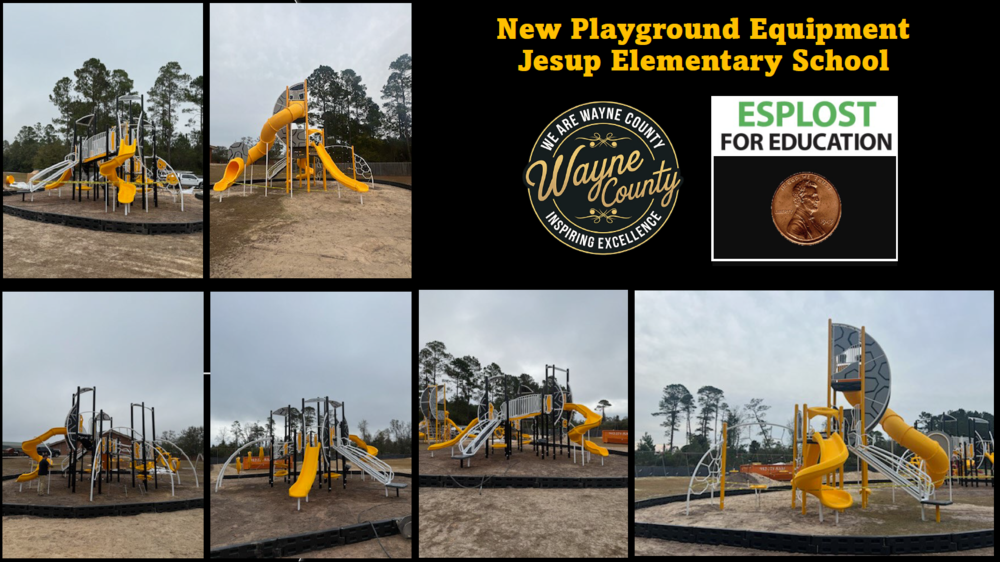 New Playground Equipment for JES