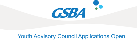 GSBA Youth Advisory Council Applications Logo