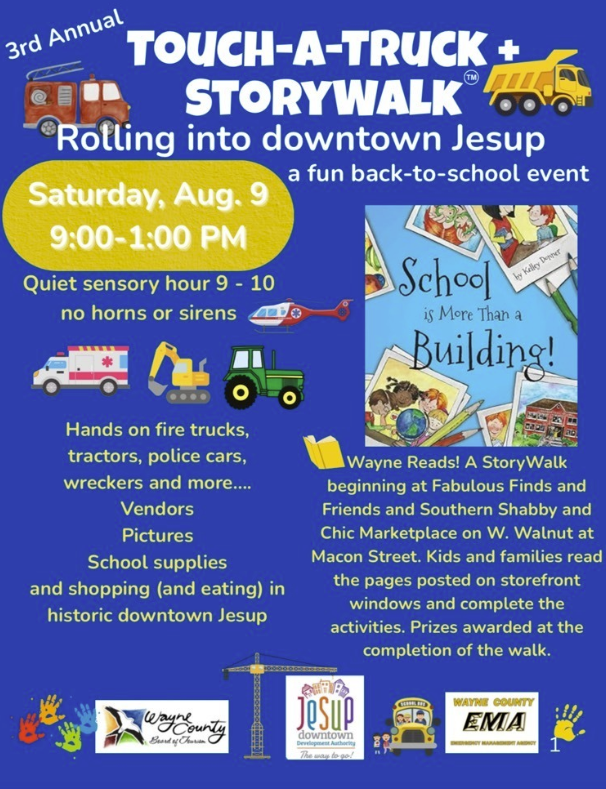 Touch-a-Truck & Downtown Storywalk