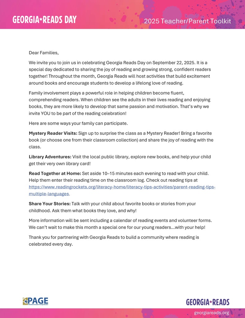 Family letter