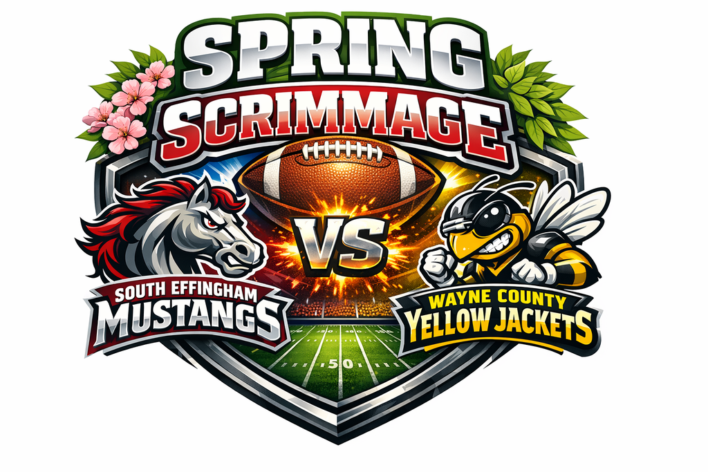 Spring Football Scrimmage Logo