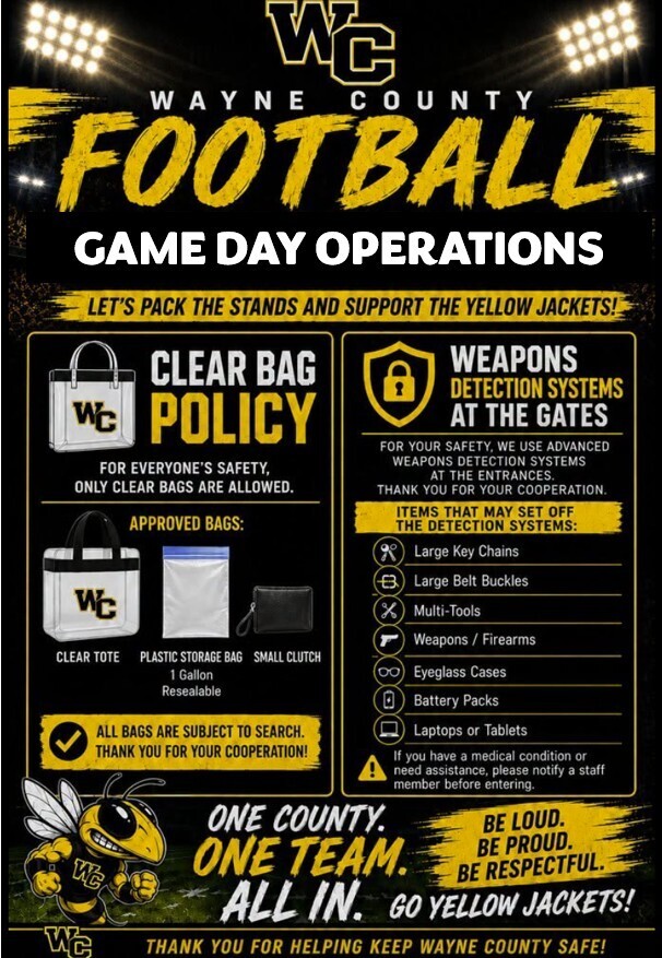 WC Football Game Day Operations