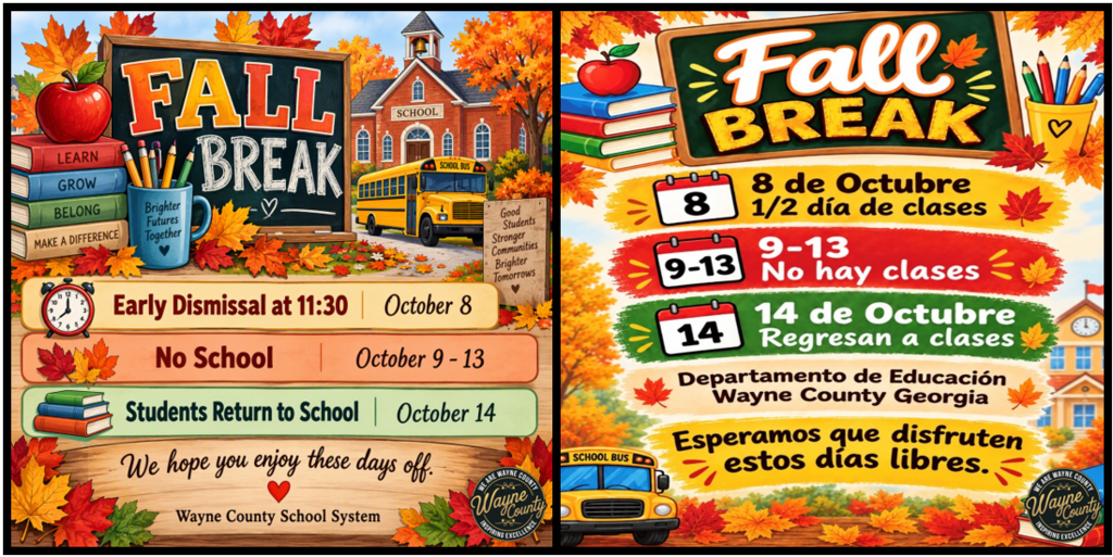 Fall Break 2026 Logos