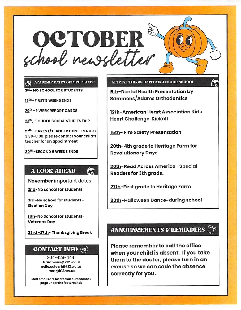 October Newsletter