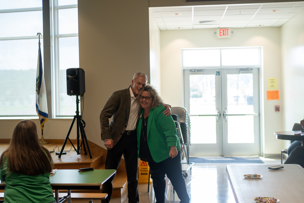 Brad Smith speak with CKES Staff