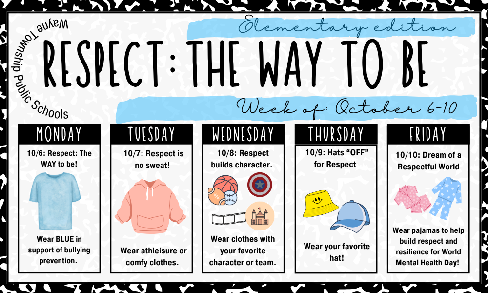 week of respect respect the way to be