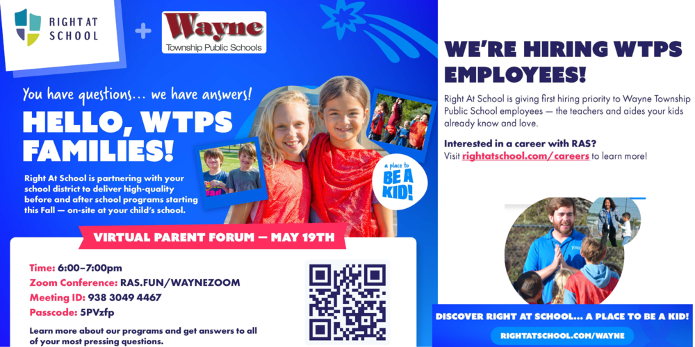 Click here to view the Right At School Parent Forum Flyer