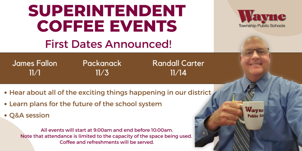 Superintendent coffee events