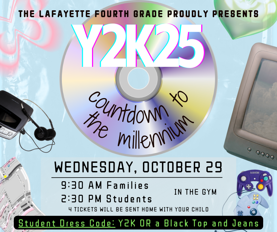 4th grade show wednesday october 29 9:30 families