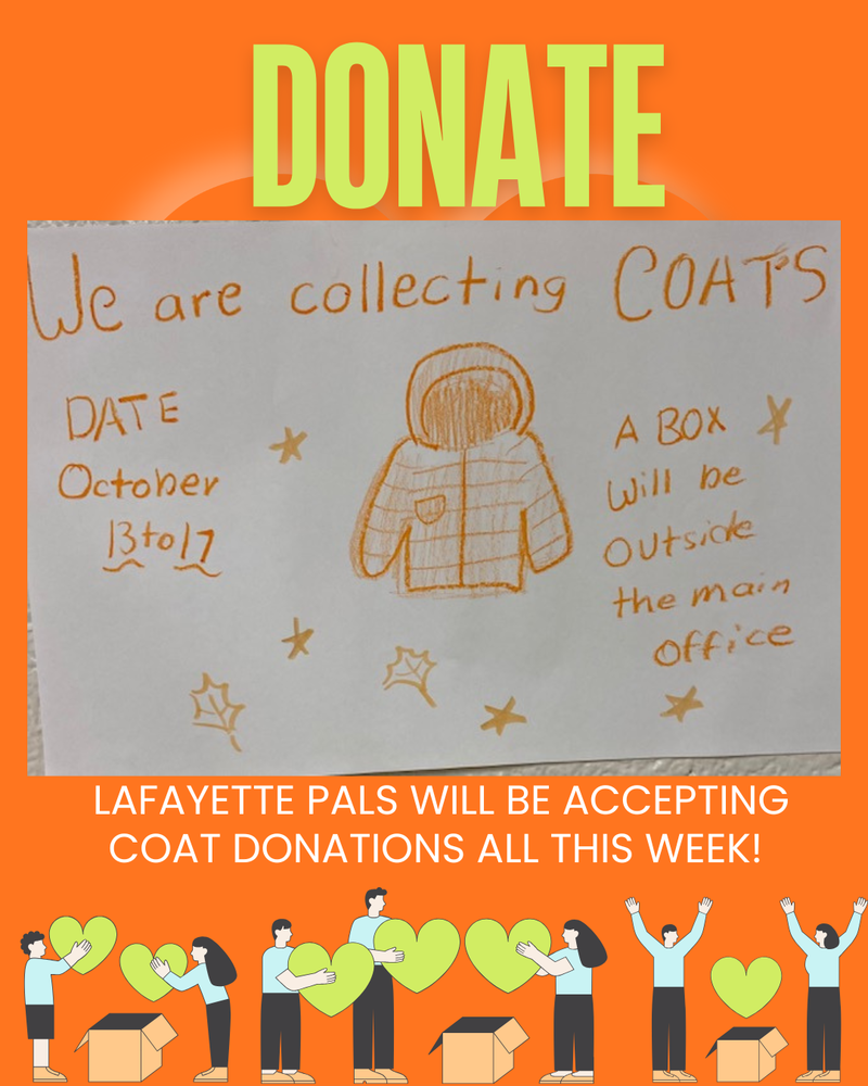 PALS Coat Drive This week donations accepted