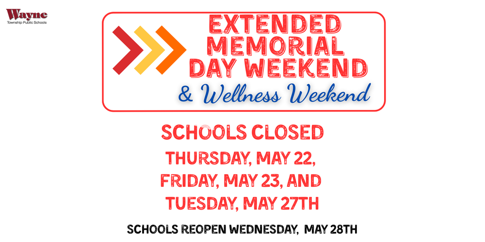 Extended Memorial Day Weekend
