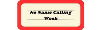 no name calling week