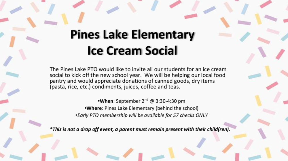 PL Ice Cream Social 9/2/25 at 3:30pm