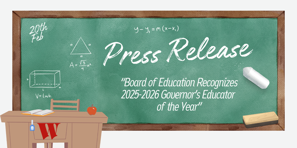 Wayne Township Board of Education Recognizes 2025-2026 Governor's Educator of the Year