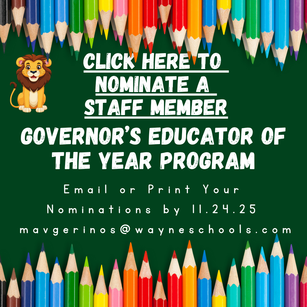 Governor's Educator of the Year Program