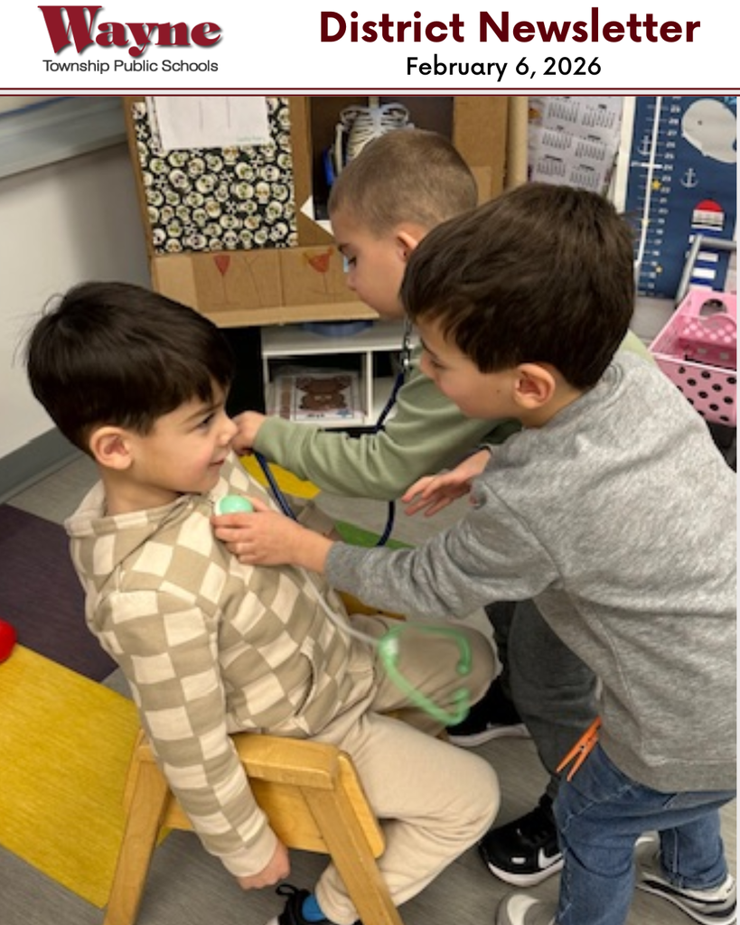 ​The 2-6-2026 WTPS newsletter is published! There's a lot to recap in our Way Better Weekly Update including a huge thank you to our incredible School Counselors for everything they do, Ryerson students spread the love with "Snowballs of Kindness, Lafayette Cubs enjoy the LEGO club, and Wayne Valley students went into a Bear Cave!! 