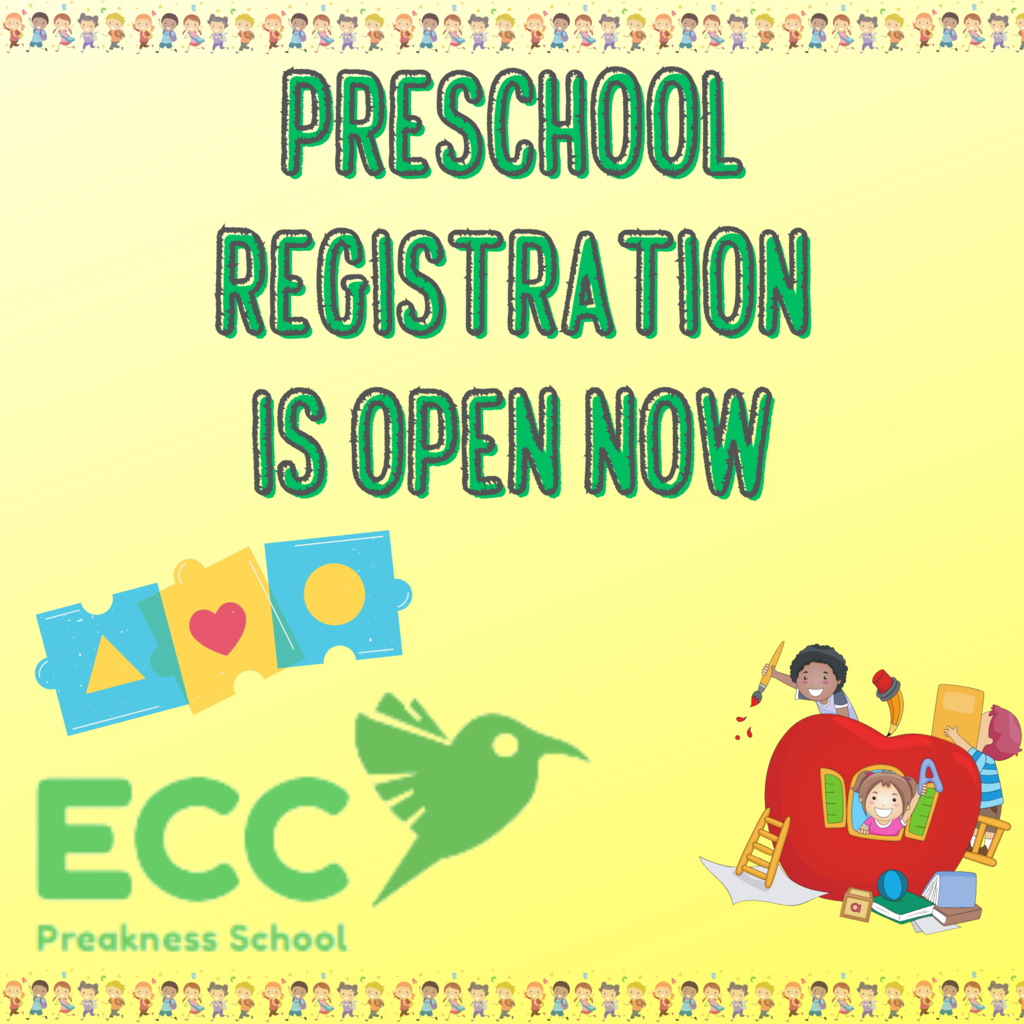 The application form below is the FIRST STEP in the Preakness Early Childhood Center Preschool general education enrollment process for the September 2024 - June 2025 school year. Please note that class sizes are limited and enrollment is on a first come, first-serve basis dependent on availability. https://bitly.ws/3dFnB