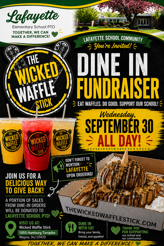 fundraiser waffle stick september 30