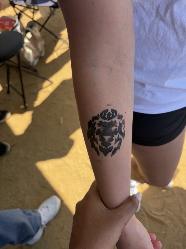 Face and arm painting