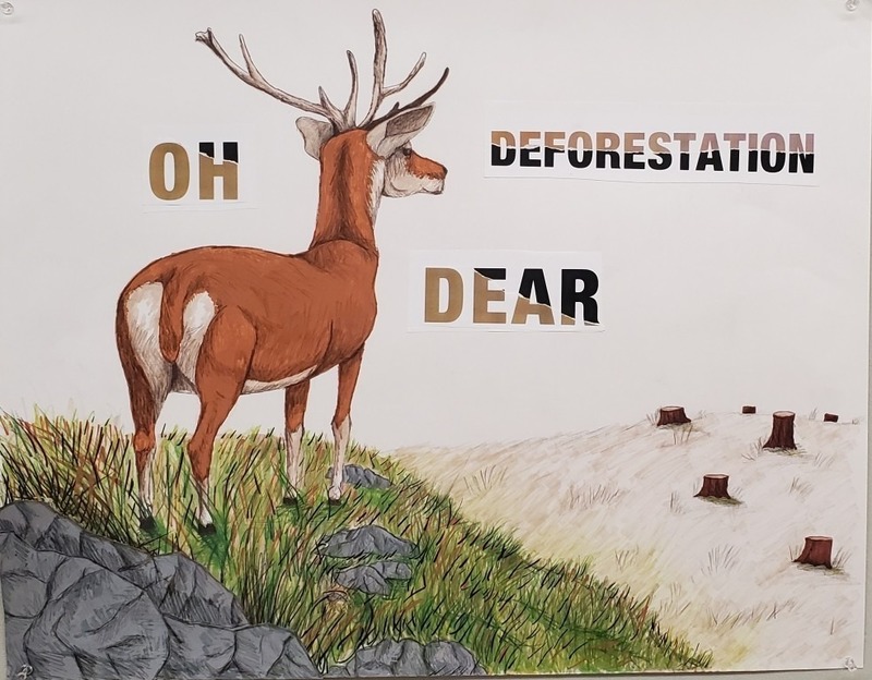 Poster of a deer