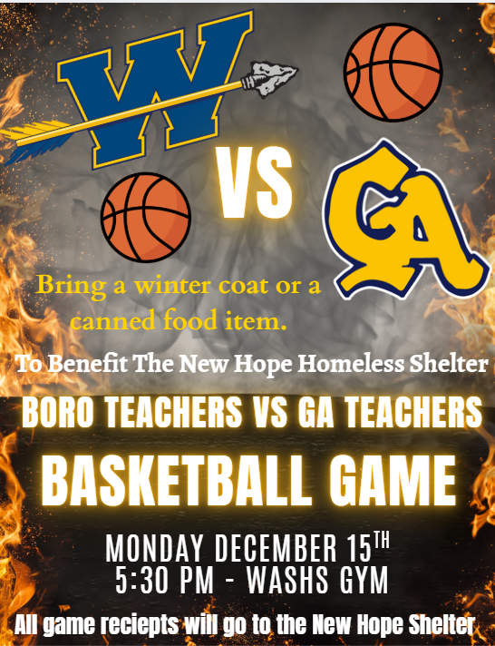 Faculty Showdown & Coat Drive for New Hope Shelter
