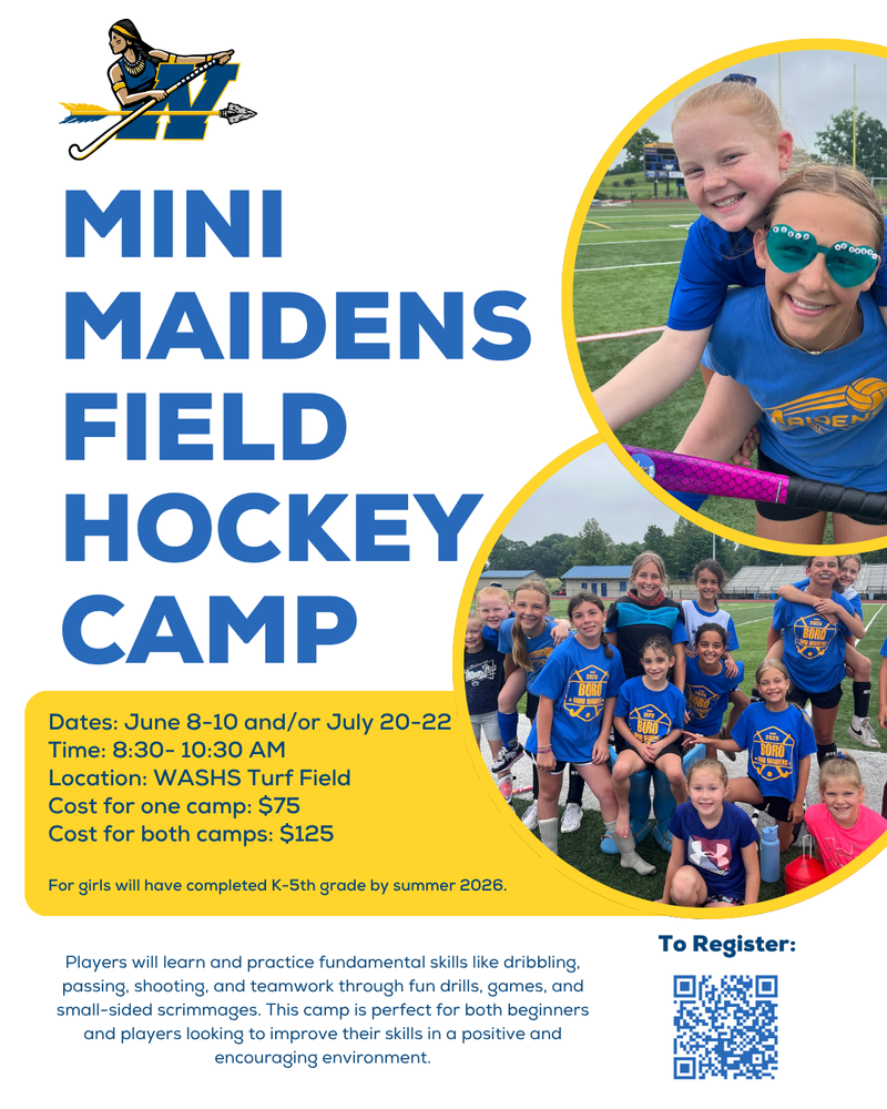 Mini Maidens Field Hockey Camp